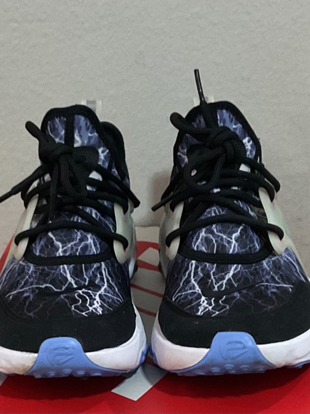 Nike React Presto GS Lightning Black/ white BQ4002-008